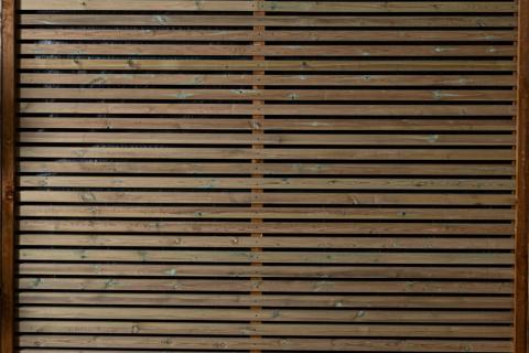A single panel for a garden decking kit